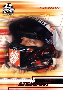 2003 Press Pass Stealth - Red #P24 Tony Stewart Front