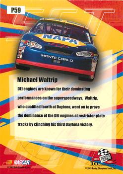 2003 Press Pass Stealth - Red #P59 Michael Waltrip Back