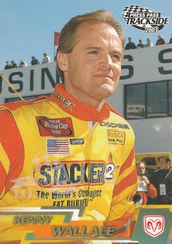2003 Press Pass Trackside - Gold Holofoil #P17 Kenny Wallace Front