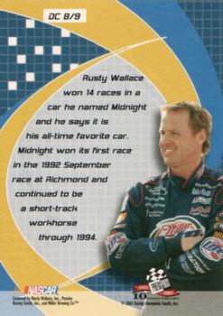 2003 Press Pass VIP - Driver's Choice National #DC 8 Rusty Wallace Back