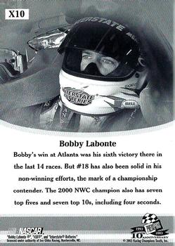2003 Press Pass VIP - Explosives #X10 Bobby Labonte Back