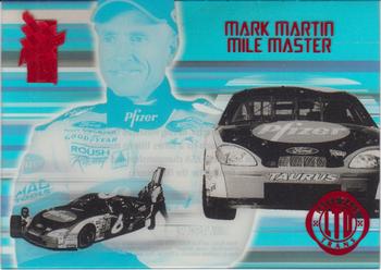 2003 Press Pass VIP - Mile Master Transparent LTD #MM 8 TRANS Mark Martin Front
