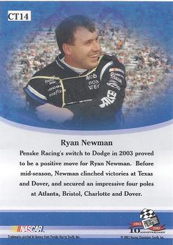 2003 Press Pass VIP - Factory Set Tin #CT14 Ryan Newman Back