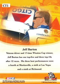 2003 Press Pass VIP - Factory Set Tin #CT1 Jeff Burton Back