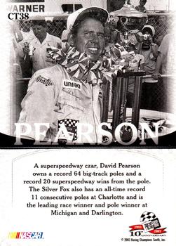 2003 Press Pass VIP - Factory Set Tin #CT38 David Pearson Back