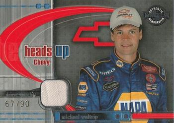 2003 Wheels American Thunder - Heads Up Manufacturer #HUM 23 Michael Waltrip Front