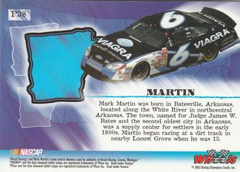 2003 Wheels American Thunder - Holofoil #P38 Mark Martin Back