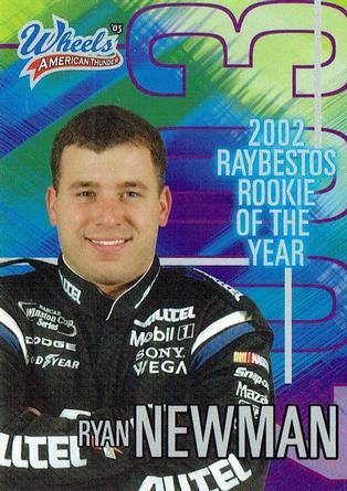 2003 Wheels American Thunder - Rookie Class #RC 1 Ryan Newman Front