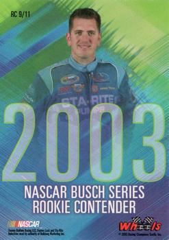 2003 Wheels American Thunder - Rookie Class Prizes #RC 9 Damon Lusk Back