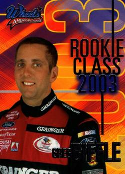 2003 Wheels American Thunder - Rookie Class Prizes #RC 2 Greg Biffle Front
