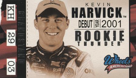 2003 Wheels American Thunder - Rookie Thunder #RT 12 Kevin Harvick Front