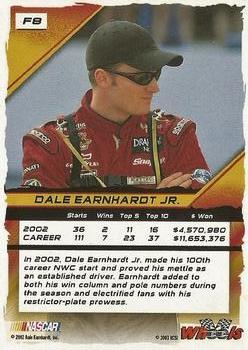 2003 Wheels High Gear - First Gear #F8 Dale Earnhardt Jr. Back