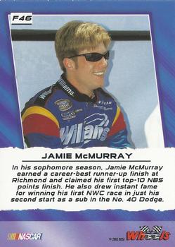 2003 Wheels High Gear - First Gear #F46 Jamie McMurray Back