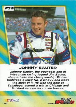 2003 Wheels High Gear - First Gear #F39 Johnny Sauter Back