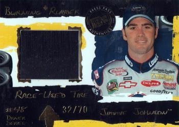 2004 Press Pass - Burning Rubber Drivers #BRD 1 Jimmie Johnson Front