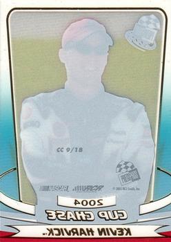 2004 Press Pass - Cup Chase Prizes #CC 9 Kevin Harvick Back