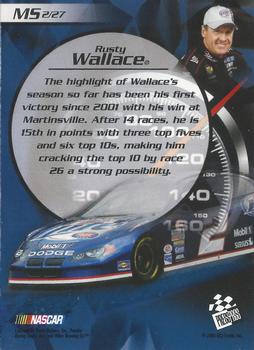 2004 Press Pass Collectors Series Making the Show #MS 2 Rusty Wallace Back