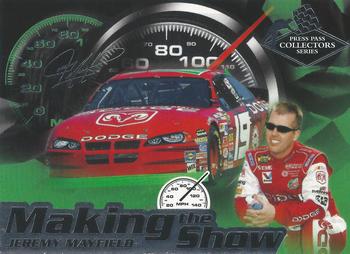 2004 Press Pass Collectors Series Making the Show #MS 13 Jeremy Mayfield Front