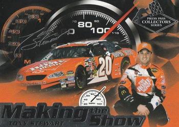 2004 Press Pass Collectors Series Making the Show #MS 14 Tony Stewart Front