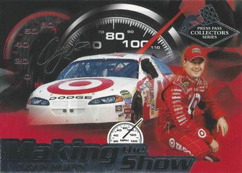 2004 Press Pass Collectors Series Making the Show #MS 20 Casey Mears Front