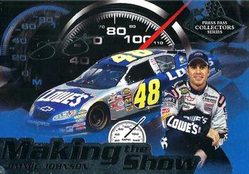 2004 Press Pass Collectors Series Making the Show #MS 23 Jimmie Johnson Front