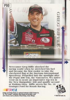 2004 Press Pass - Platinum #P90 Greg Biffle Back