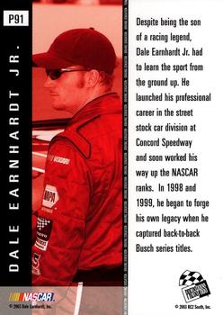 2004 Press Pass - Platinum #P91 Dale Earnhardt Jr. Back