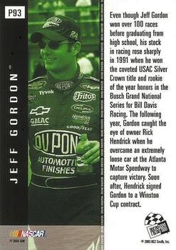 2004 Press Pass - Platinum #P93 Jeff Gordon Back