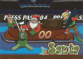 2004 Press Pass - Season's Greetings #S 2 Santa Front