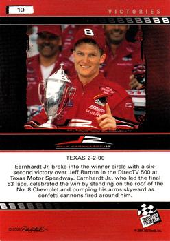 2004 Press Pass Dale Earnhardt Jr. #19 Dale Earnhardt Jr. V Texas '00 Back
