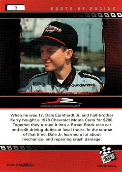 2004 Press Pass Dale Earnhardt Jr. #3 Dale Earnhardt Jr. Back