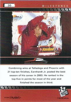 2004 Press Pass Dale Earnhardt Jr. #35 Dale Earnhardt Jr. Back