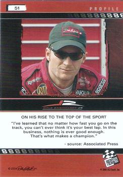 2004 Press Pass Dale Earnhardt Jr. #51 Dale Earnhardt Jr. Back