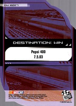 2004 Press Pass Eclipse - Destination: Win #DW 18 Greg Biffle Back