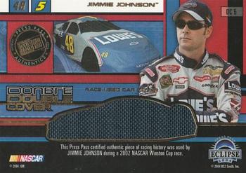 2004 Press Pass Eclipse - Under Cover Double Cover #DC 5 Terry Labonte  / Jimmie Johnson Back