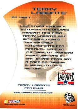 2004 Press Pass Optima - Fan Favorite #FF 14 Terry Labonte Back
