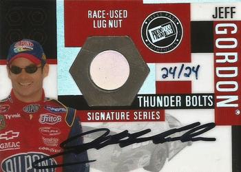 2004 Press Pass Optima - Thunder Bolts Autographs #TB-JG Jeff Gordon Front