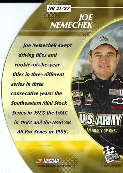 2004 Press Pass Stealth - No Boundaries #NB 21 Joe Nemechek Back