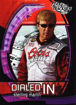 2004 Press Pass Trackside - Dialed In #DI 7 Sterling Marlin Front