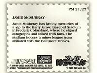 2004 Wheels American Thunder - Post Mark #PM 21 Jamie McMurray Back