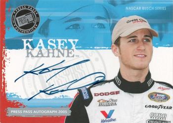 2005 Press Pass - Autographs #NNO Kasey Kahne Front