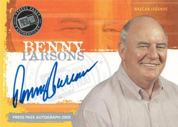 2005 Press Pass - Autographs #NNO Benny Parsons Front