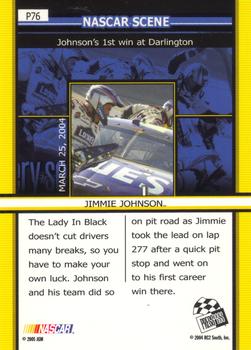 2005 Press Pass - Platinum #P76 Jimmie Johnson Back