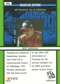 2005 Press Pass - Platinum #P80 Jeff Gordon Back