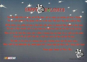 2005 Press Pass - Season's Greetings #NNO Twas the night before race day Back