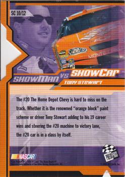 2005 Press Pass - Showcar #SC 10 Tony Stewart Back