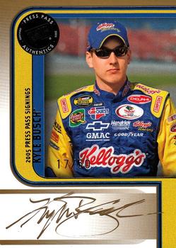 2005 Press Pass - Signings Gold #NNO Kyle Busch Front