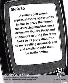 2005 Press Pass - Snapshots #SN 9 Jeff Green Back