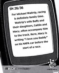 2005 Press Pass - Snapshots #SN 26 Michael Waltrip Back