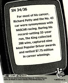 2005 Press Pass - Snapshots #SN 34 Richard Petty Back